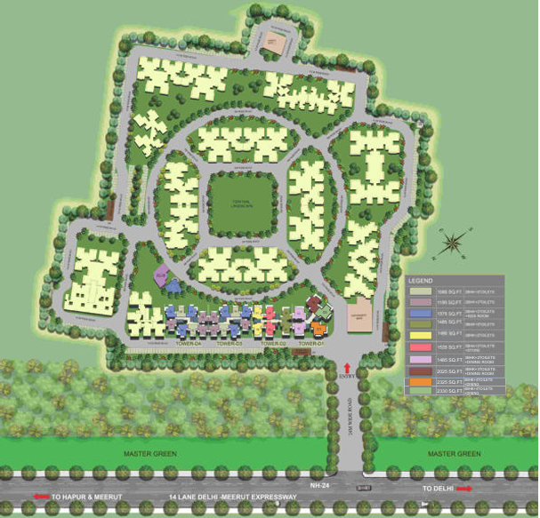 Divyansh Onyx Site Plan